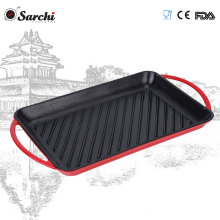 Multi Baking Gas microwave korean Japanese Charcoal Barbecue BBQ Grill Pan Cast Iron Griddle Pan